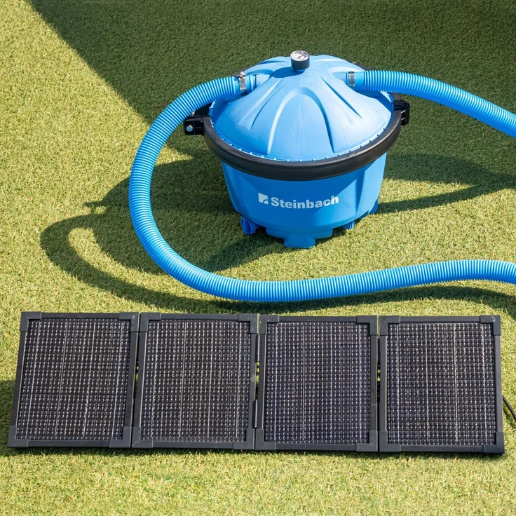 Steinbach Zirkulationspumpe, mit Solarpanel, 3.000 l/h Leistung, für Pools bis 19.000 Liter – Bild 3