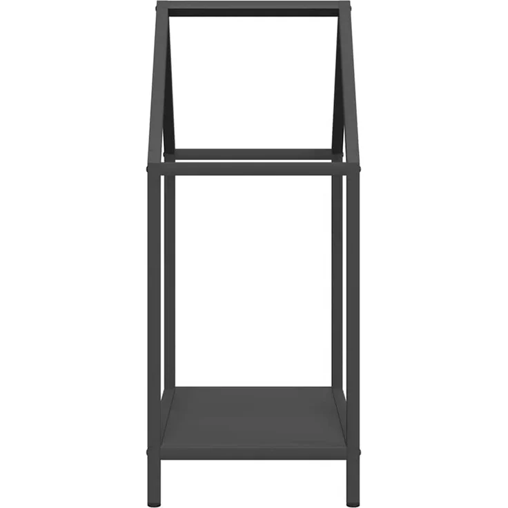 vidaXL Brennholzregal Schwarz 40x25x60 cm Kaltgewalzter Stahl 864291 – Bild 5