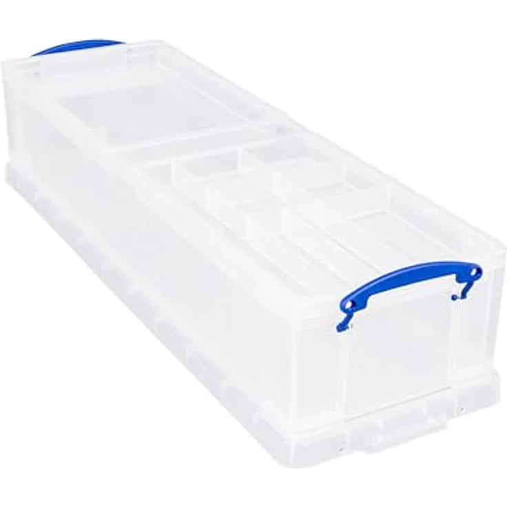 Really Useful Box Aufbewahrungsbox 22,0 l - 80,0 x 25,5 x 15,5 cm transparent – Bild 4