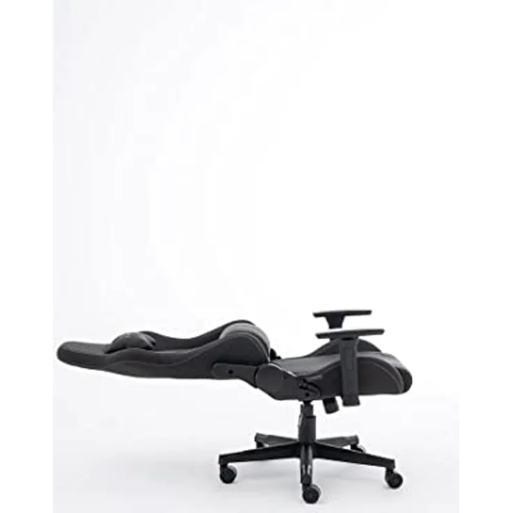 Raptor Gaming GS-100 - Gepolsterter Sitz - Gepolsterte Rückenlehne - Schwarz - Schwarz - Stoff - Schwarz – Bild 6