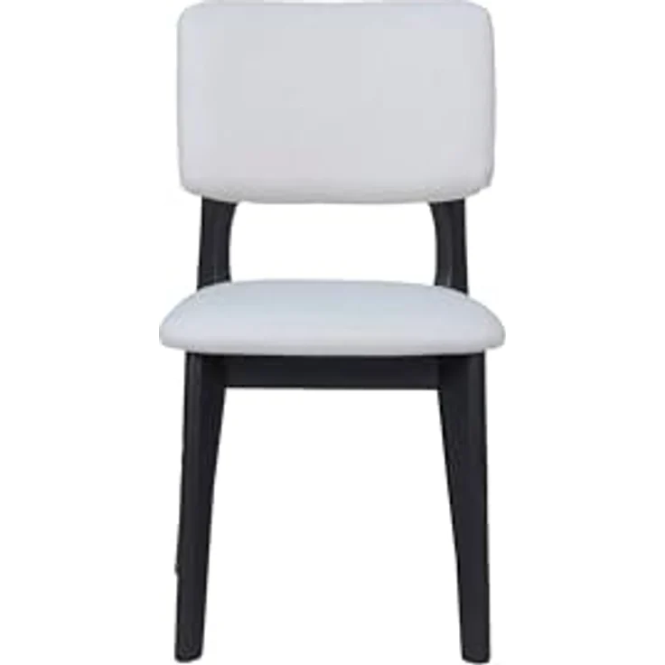 byLIVING Esszimmerstuhl 2er Set ELSA/Webstoff beige/Gestell Massivholz schwarz/B 48, H 87, T 54 cm – Bild 7