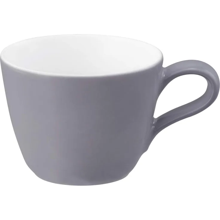 Espresso-Obertasse 0,09 l Life Fashion Elegant Grey Seltmann Weiden Espressotasse - Mikrowelle geeignet, Spülmaschinenfest