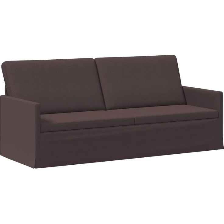 vidaXL 3-Sitzer Sofa Dunkelbraun 190 x 81 x 82 cm Stoff 42041110 – Bild 2