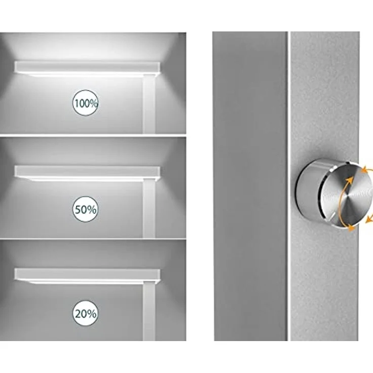 Unilux Stehleuchte Lixus LED metallgrau mit 3 LED-Modulen – Bild 5