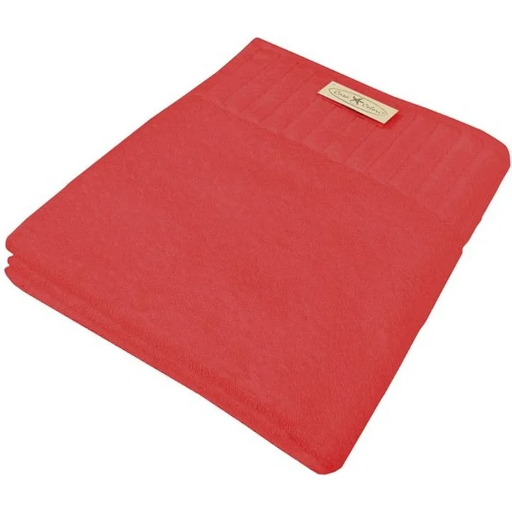 Gästetuch uni rot, 30x50 cm – Bild 4