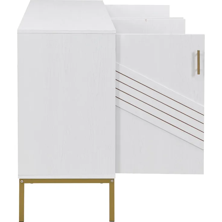 Sideboard 160/40/80.5 cm, Mehrzweckschrank mit Türen, Aufbewahrungsschrank, Küchenbuffet, Küchenschrank – Bild 9