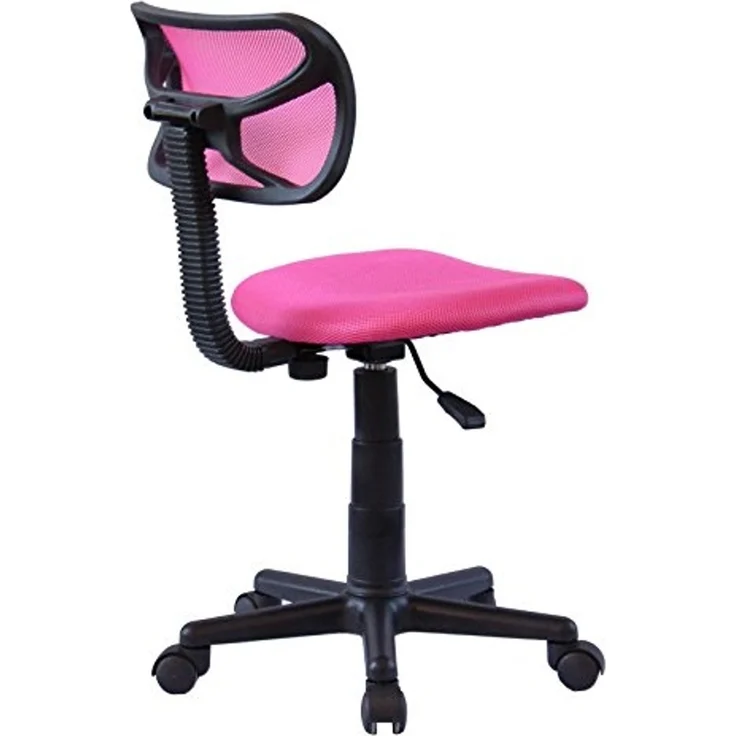 IDIMEX Drehstuhl MILAN, ergonomischer Schreibtischstuhl mit Netzbezug pink – Bild 4