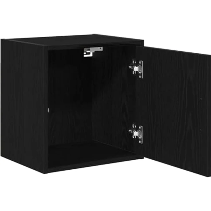 vidaXL Garagen-Wandschränke 2 Stk. Schwarz Holzwerkstoff 860628 – Bild 7