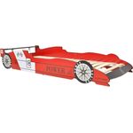 Rennwagen-Bett 90x200 cm Rot