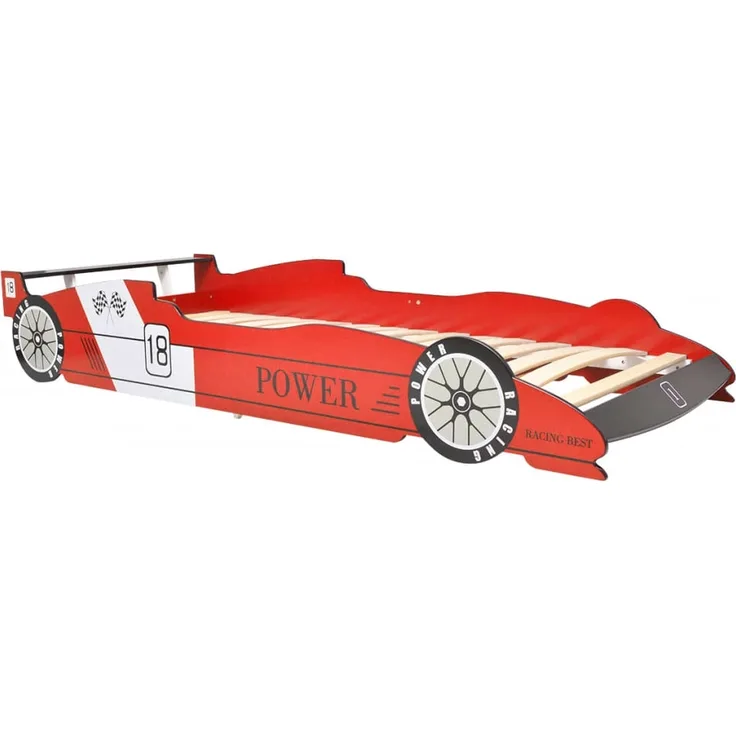 Rennwagen-Bett 90x200 cm Rot