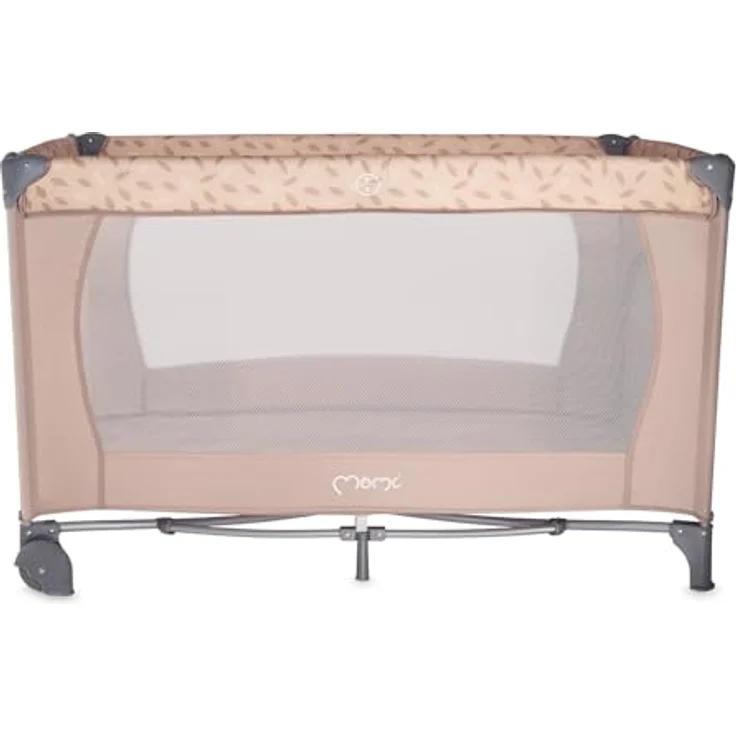 Momi BELOVE Reisebett für Kinder bis 15 kg Körpergewicht, B65 x L125 x H78 cm (faltbar 21 x 23 x 80 cm), Kinderreisebett mit Matratze, 2 Rädern, Transporttasche – Bild 19
