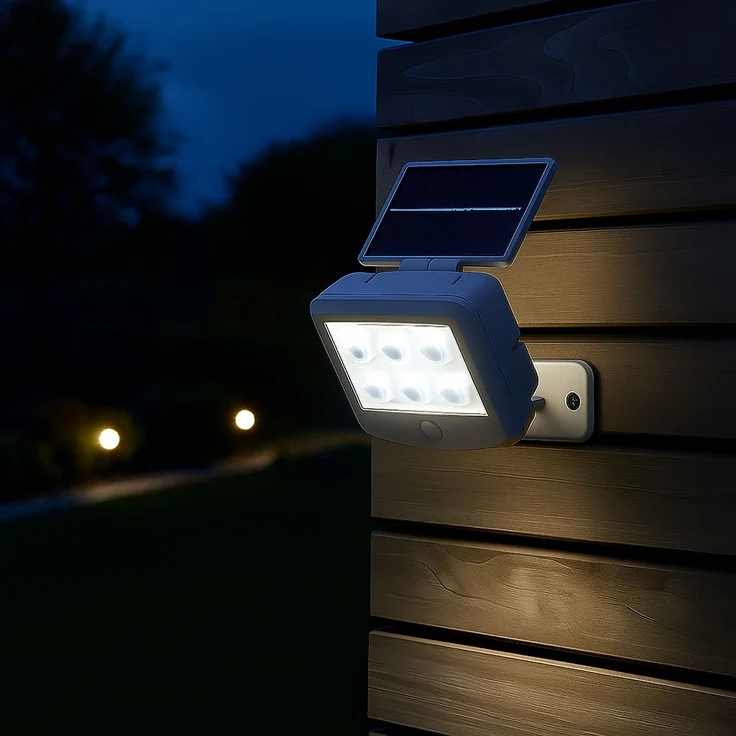 4er Set LED Solarleuchte, weiß, Bewegungsmelder, L 12,8 cm – Bild 8