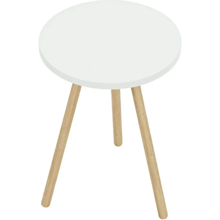 Jungengel Beistelltisch Kaffeetisch Dreibein 9x Farben Holz Ablagetisch Nachttisch Rundtisch, Vintage & Retro, Einfacher Aufbau, TSE, ISO 9001 und FSC – Bild 1