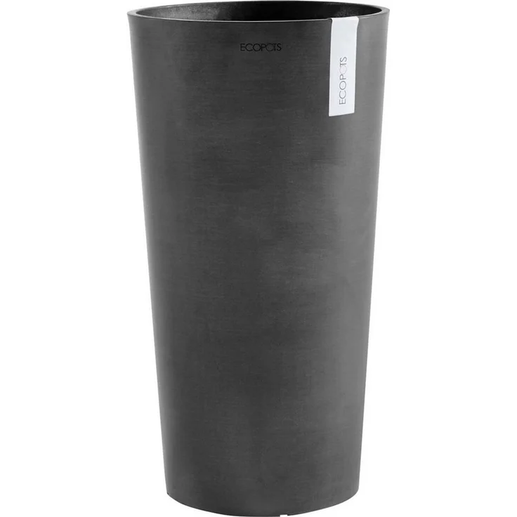 ECOPOTS Blumentopf AMSTERDAM MID HIGH Dark Grey, BxTxH: 34x34x66 cm – Bild 3