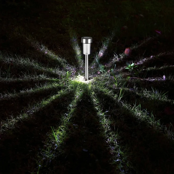 monzana LED Solarleuchte, Solarlampe, 16er Set Solarlampen für Außen Wetterfest mit Erdspiess Balkon Garten – Bild 2