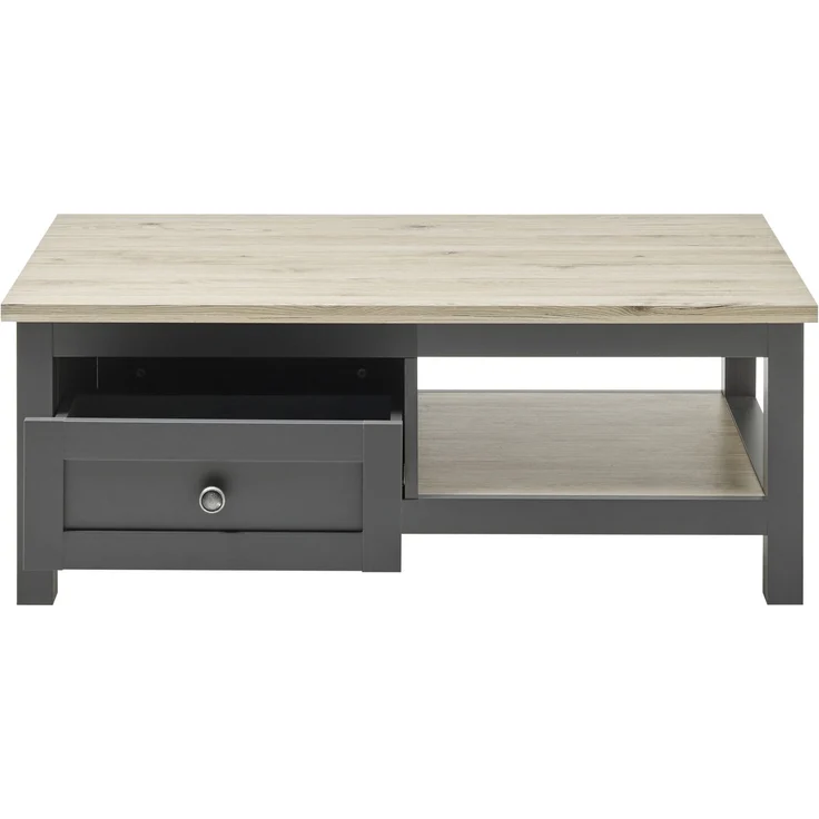 Couchtisch >Bocage< in San Remo, anthrazit, Holzwerkstoff - 114x43x60cm (BxHxT) – Bild 4