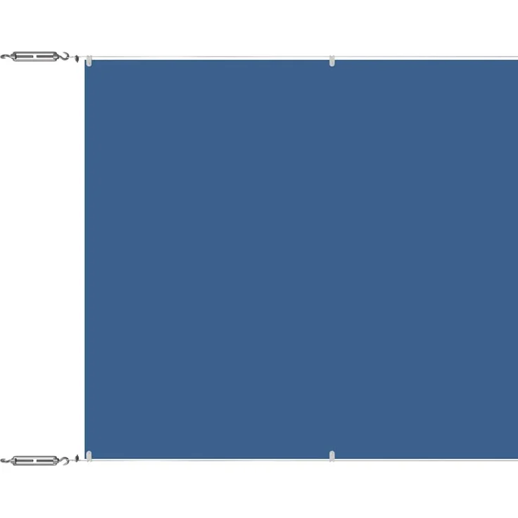 Senkrechtmarkise, Terrassenmarkise Blau 60x800 cm Oxford-Gewebe – Bild 2