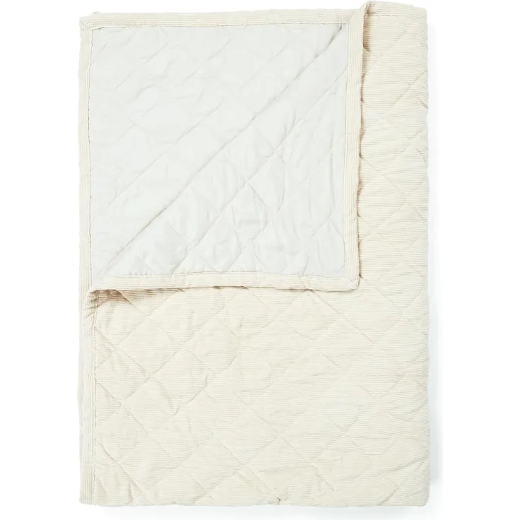 Plaid Billie 150 x 200 cm, Polyester, Weiß