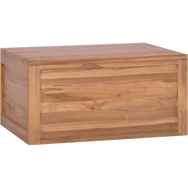 Wand-Badschrank, Badezimmerschrank 60x45x30 cm Teak Massivholz