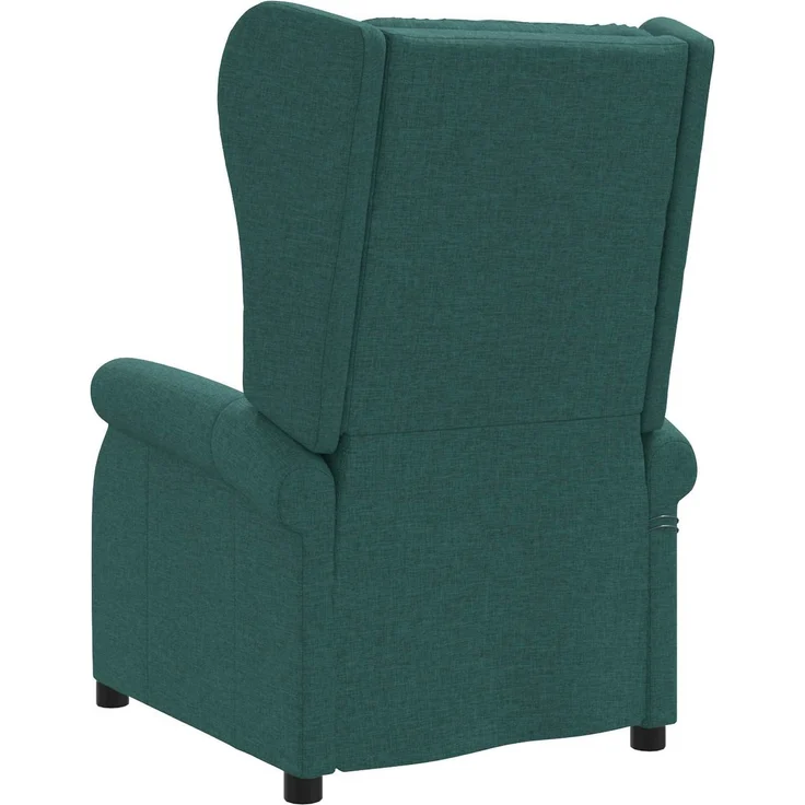 vidaXL Wing Back elektrischer Massagesessel Dunkelgrün Stoff 3460296 – Bild 6