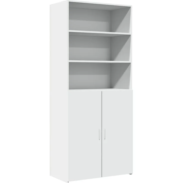 vidaXL Highboard Weiß 80x42,5x185 cm Holzwerkstoff 3281378