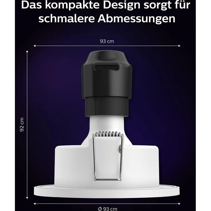 Philips Hue White&Col. Amb. Xamento Einbauspot silber 3x4.2W – Bild 5