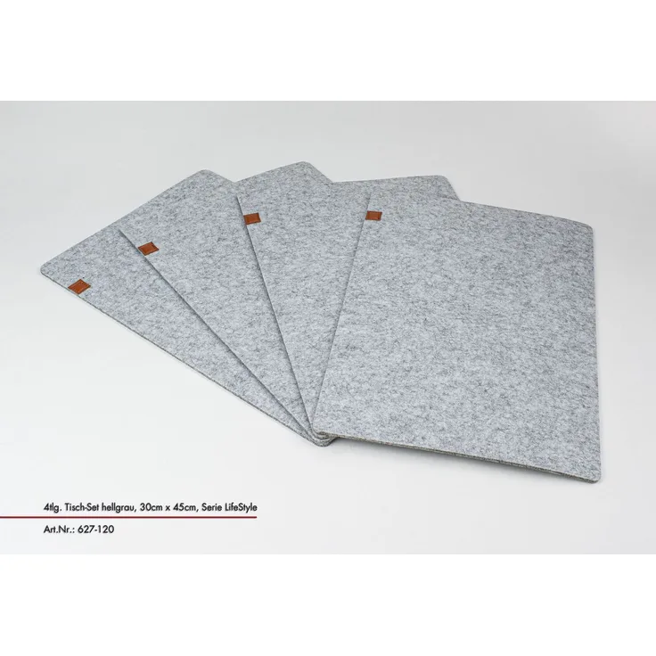 Tischset-Set LIFESTYLE LB 45x30 cm grau