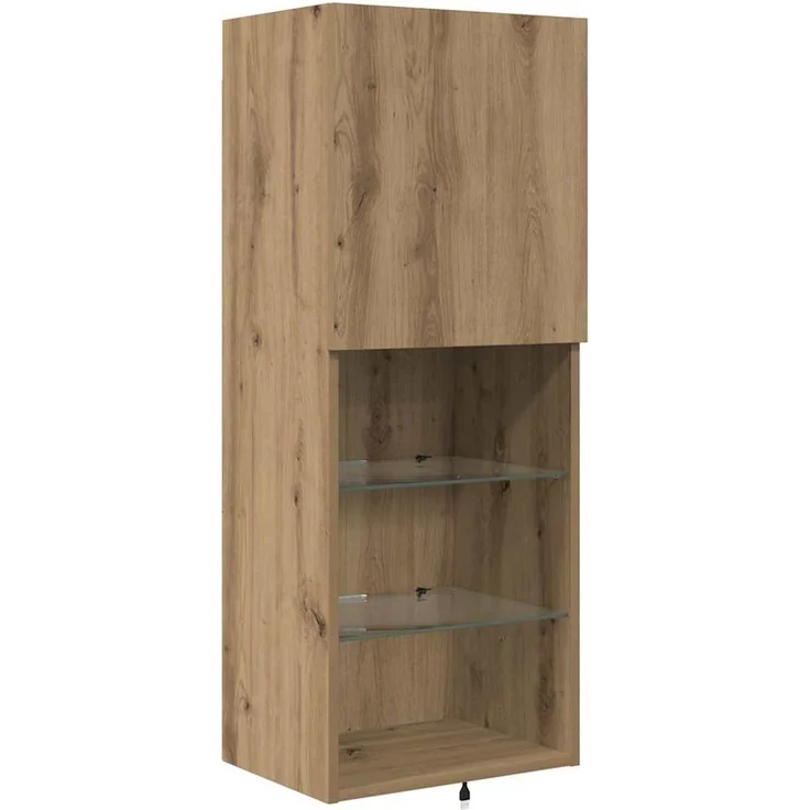 vidaXL TV-Wandgeräte 4 stk. Artisan-Eiche Holzwerkstoff 3402945 – Bild 6