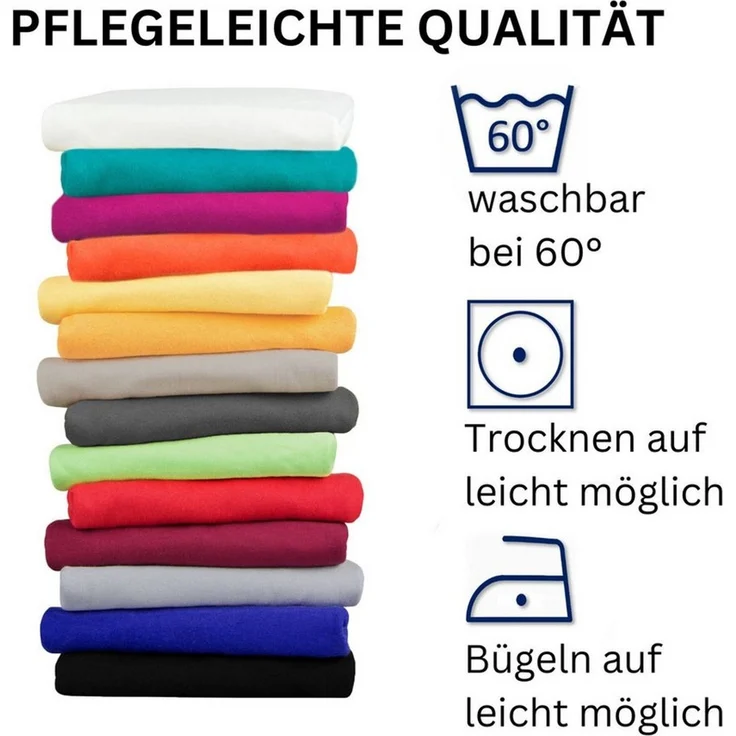 MOON Kissenbezug / Seitenschläferkissenbezug, 2er Pack, 100% Baumwolle, Linon, Royalblau, 40x40 – Bild 1