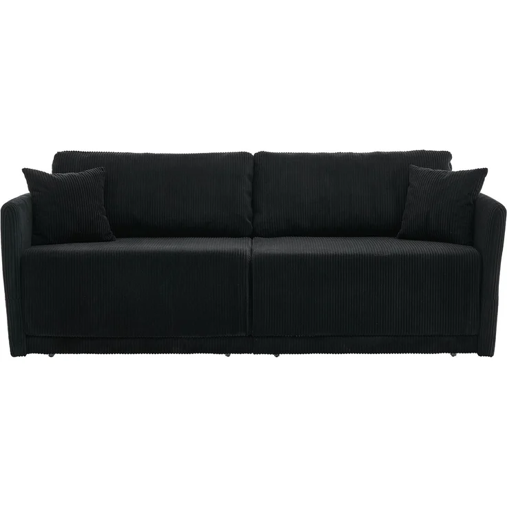 ZUBALIYA Schlafsofa 69.00x23.00 cm, mit Cordbezug, für Wohnzimmer und Apartments, mit stabilem Untergestell, Beige – Bild 13