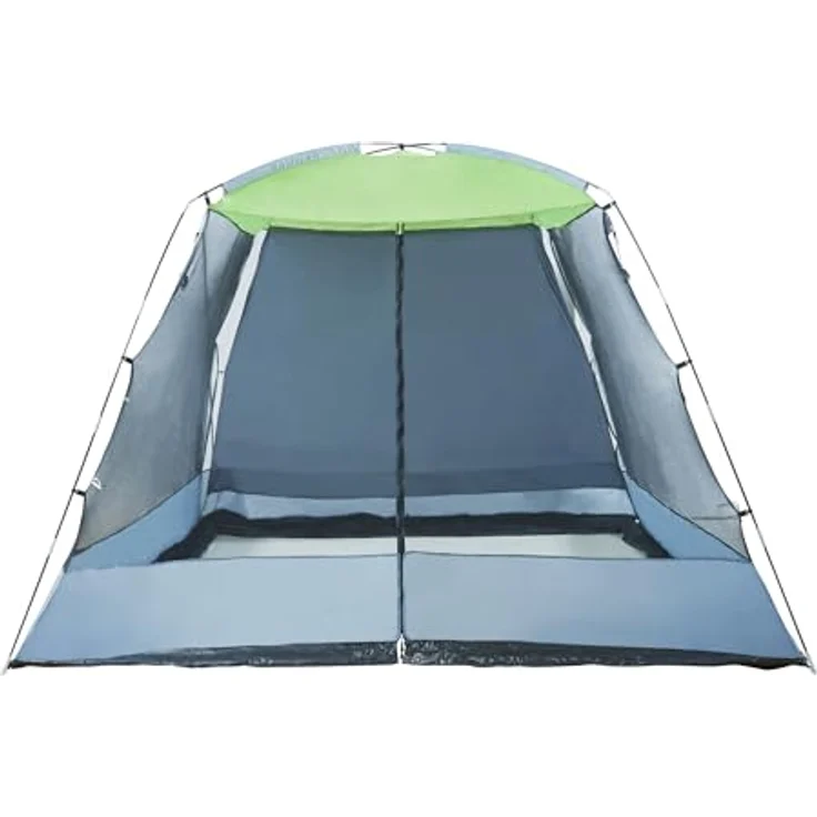 pro.tec Pavillon »Beekdaelen«, Moskitonetz, 3,05 x 3,05 x 2,13 m, grau/hellgrün, wasserdicht, mit Reißverschluss und Tragetasche – Bild 6