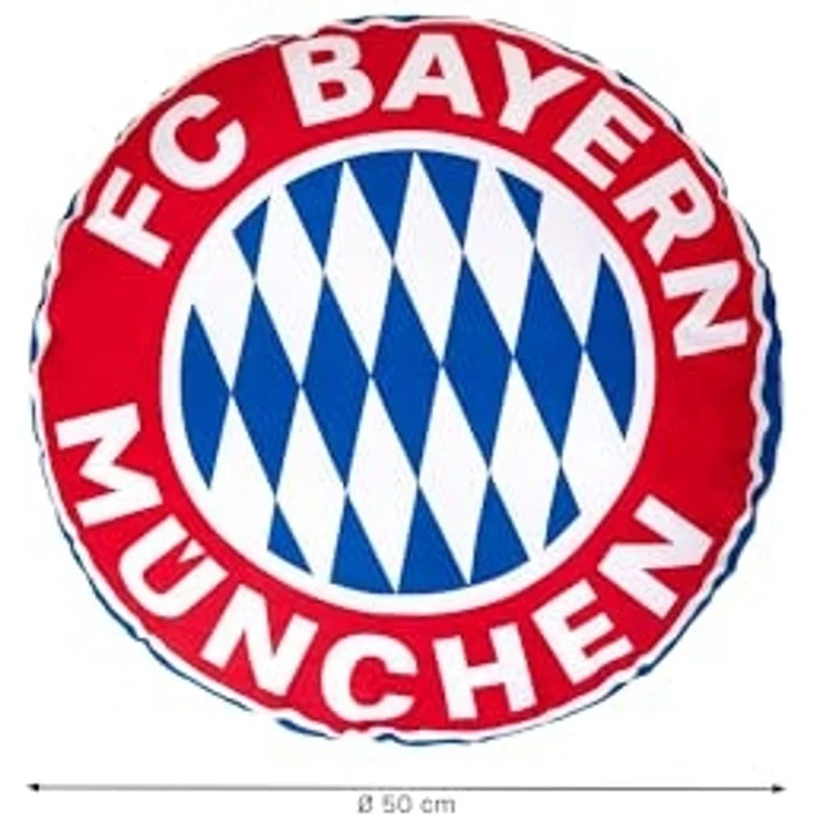 FC Bayern München Kopfkissen FC Bayern München Rundkissen I Sofakissen I Rekordmeister I Fußball – Bild 4