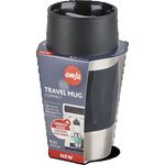 EMSA 'Travel Mug Compact' Thermobecher, Edelstahl, schwarz, 300 ml