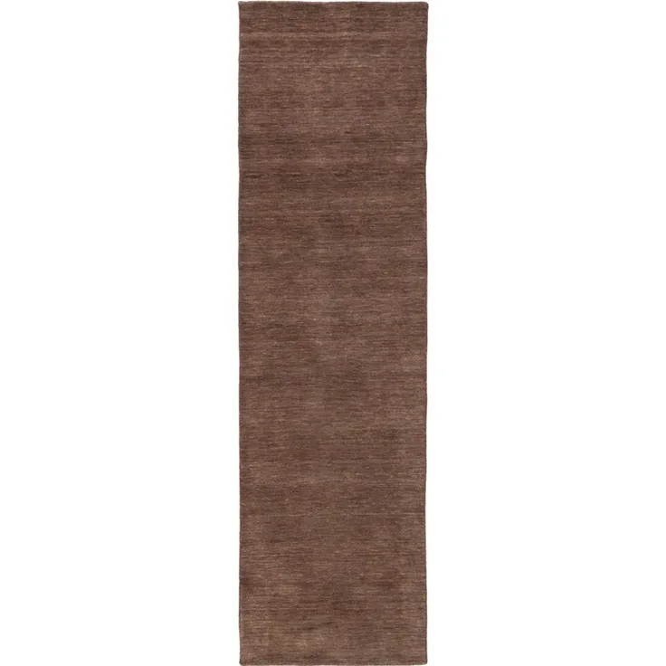 Gabbeh Teppich - Softy - Uni 200 x 80 cm - braun - läufer