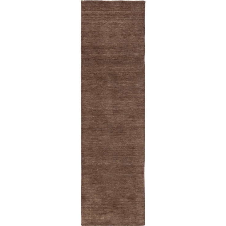 Gabbeh Teppich - Softy - Uni 200 x 80 cm - braun - läufer – Bild 1