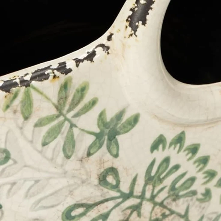 Viana Übertopf Keramik Pflanzgefäß mit floralen Motiven für Wohnbereich und – Bild 3