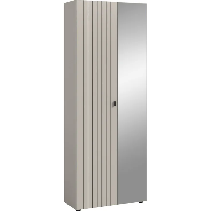 Garderobenschrank (B/H/T: 70x192x37 cm) in Kaschmir Nachbildung