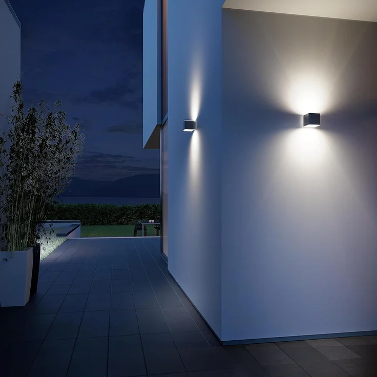 Steinel LED-Außenwandleuchte 'L 840 SC', 160° iHF-Bewegungsmelder, Bluetooth, Einstellbar via App, UV-beständiger Kunststoff, 9,1 W, 319 lm, anthrazit – Bild 3