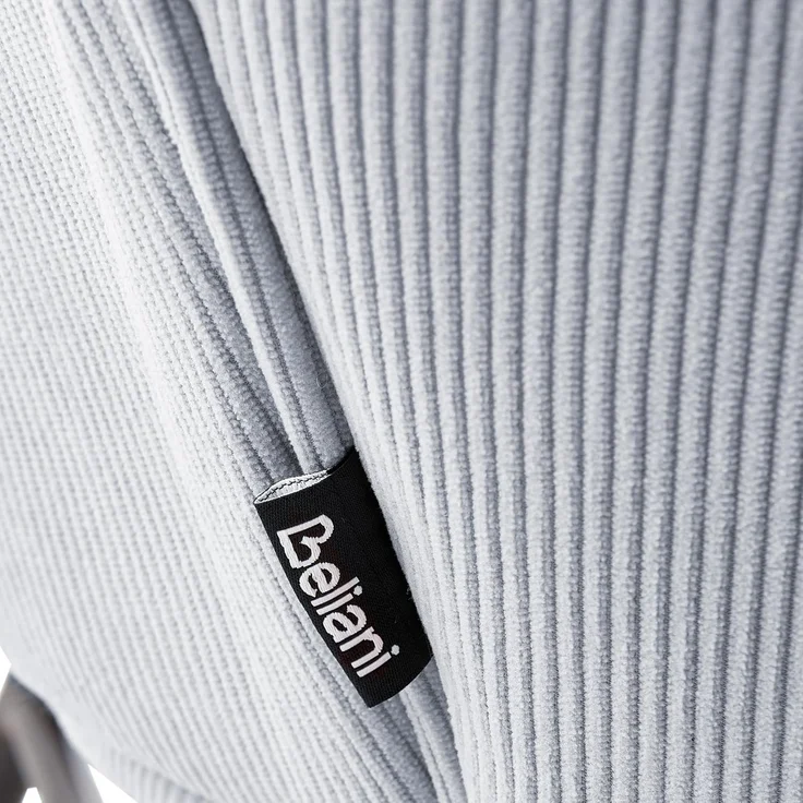 Schaukelsessel ARSET Cord Hellblau – Bild 8