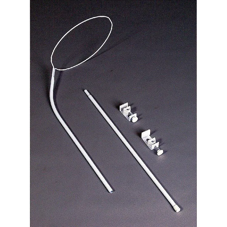 Bettschleierhalter Luxus, weiß