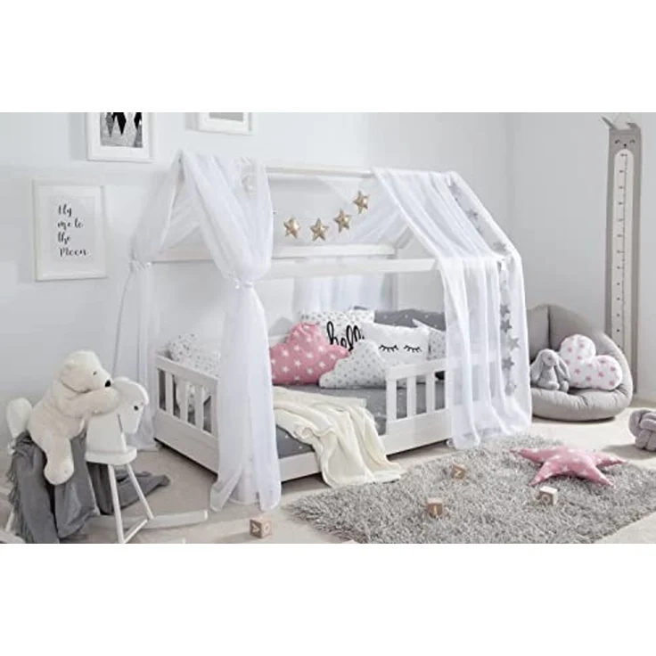 Tüll-Set - Betthimmel für Hausbett – Bild 1