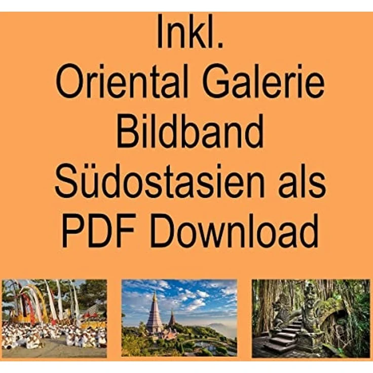 Oriental Galerie Nackenkissen Nackenkissen Thai Motiv Weinrot Orange KB3, 1-tlg. – Bild 6