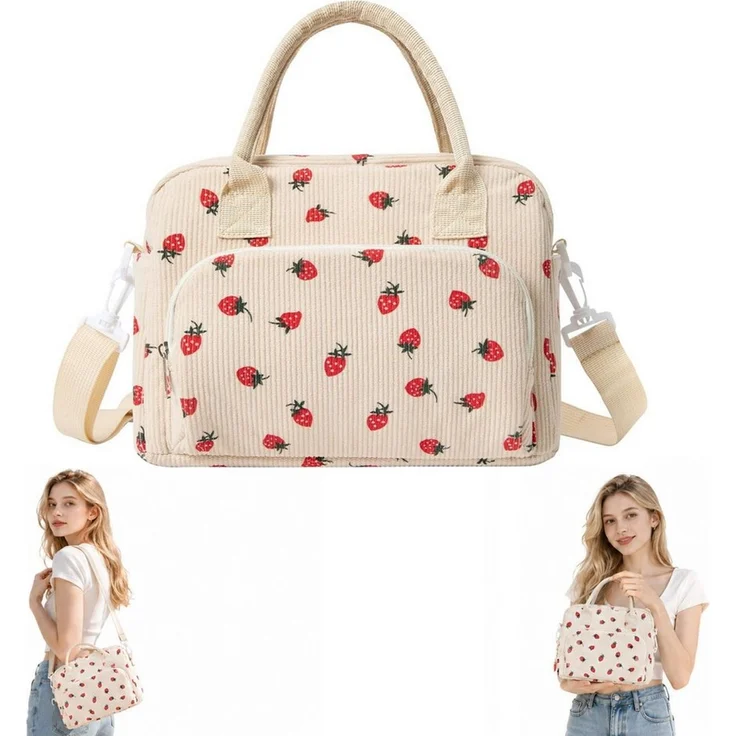 Diwzbyn Lunchbox Lunchbag 12L Isoliert, Kühltasche, Auslaufsicher, Wiederverwendbar, Mit verstellbarem Schulterriemen für Arbeit, Picknick & Outdoor – Bild 1