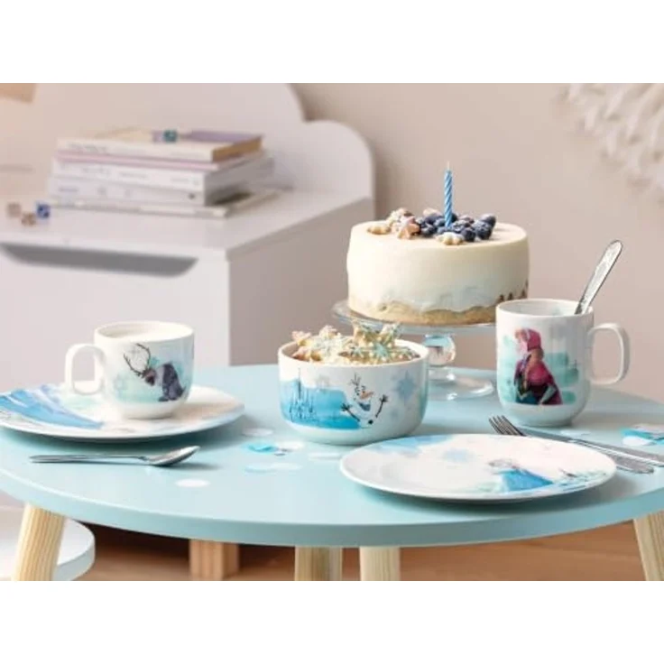 Villeroy & Boch - Disney Frozen Kindergeschirr Set 3tlg, Spülmaschinenfest, Mikrowellensicher, Geschirr für Kinder, Premium Porzellan – Bild 2