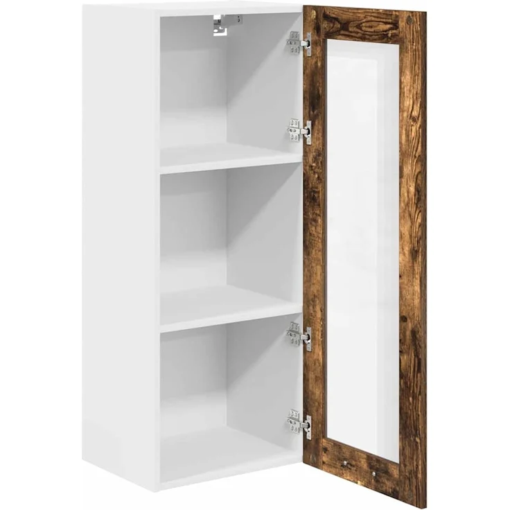 vidaXL Hängeschrank Geräucherte Eiche 40 x 31 x 100 cm Holzwerkstoff 884382 – Bild 4