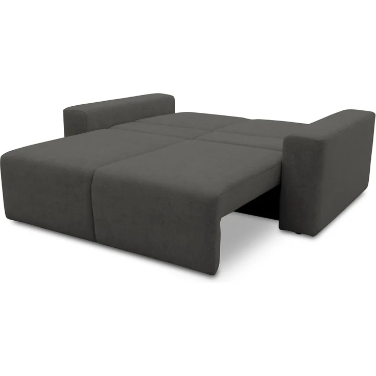 DOMO. collection Sofa 700 029, 2-Sitzer Couch mit Schlaffunktion und Federkernpolsterung, lose Rückenkissen, Polstergarnitur, 192 x 116 x 85 cm (BxTxH), grau – Bild 5