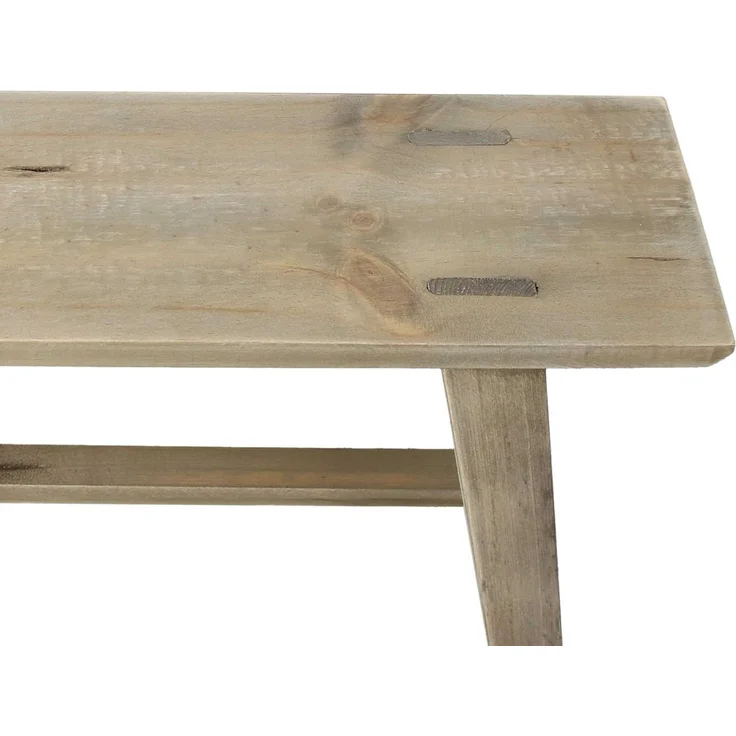 Hocker "Used Look" aus recyceltem Holz, Holzbank rustikal, Blumenständer, Blumenhocker, Gartendeko, Sitzhocker, Fußhocker – Bild 5