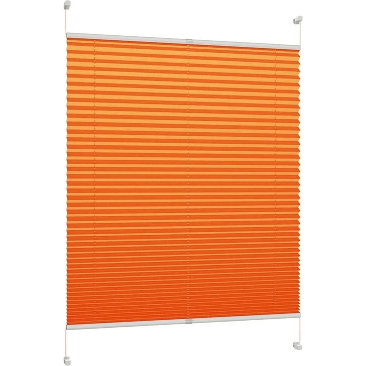 DécoProfi Plissee Plissee Klemmfix ohne Bohren, blickdicht, ohne Bohren, verspannt, Klemmfix, Stufenlos verstellbar – Bild 1