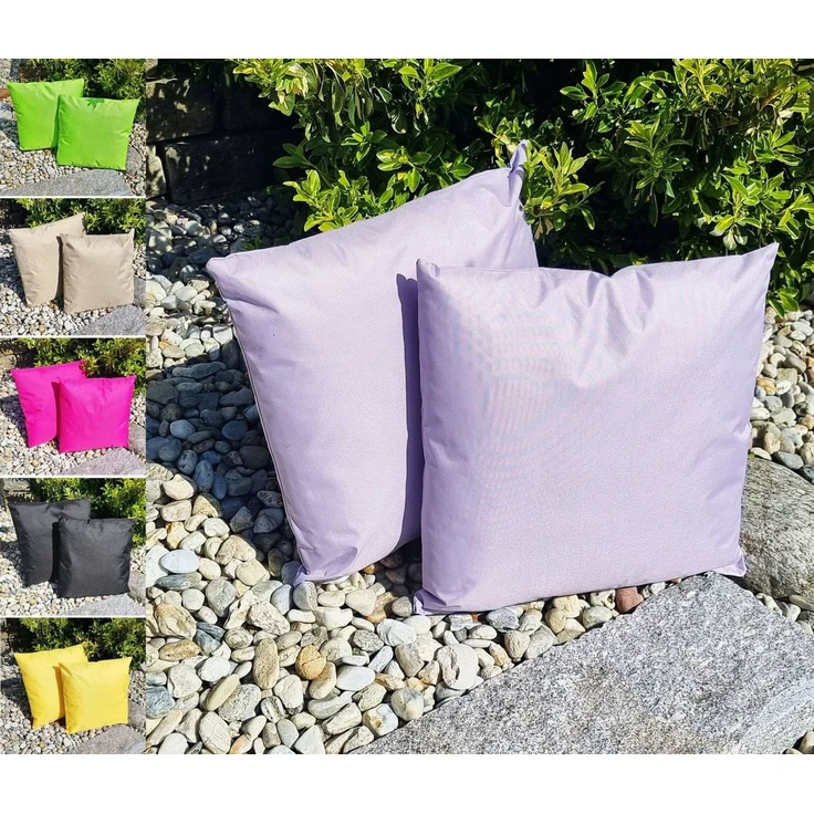 JACK Dekokissen JACK 45x45cm Outdoor Lounge Kissen Dekokissen inkl. Füllung Sitzkissen, Robust, Strapazierfähig, Wasserabweisend, für Innen & Außen – Bild 2