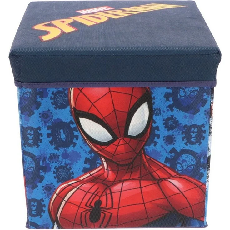 Spiderman Aufbewahrungsbox Aufbewahrungsbox Stuhl – 2 in 1 Sitz und Stauraum 30x30x30 cm – Bild 2